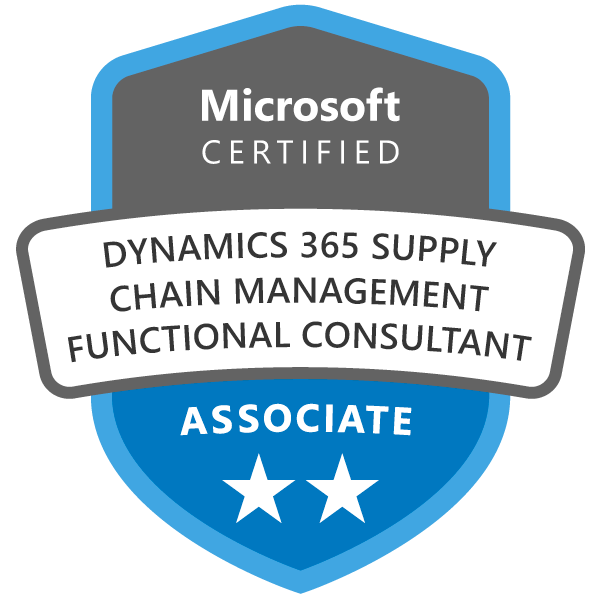 CERT-Associate-Dynamics365-Supply-Chain-Management-Functional-Consultant